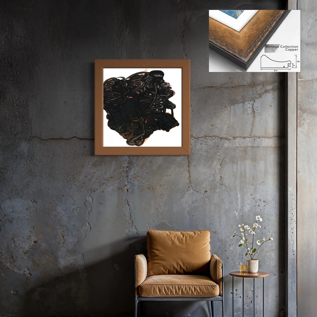 Canvas_Vintage collection copper_3.25x1.375