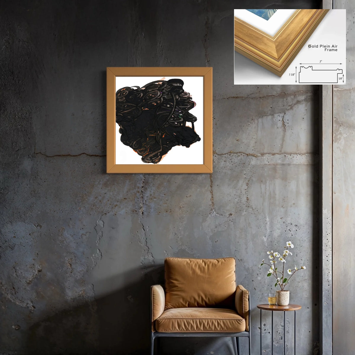 Canvas_Plein air gold_3x1.125