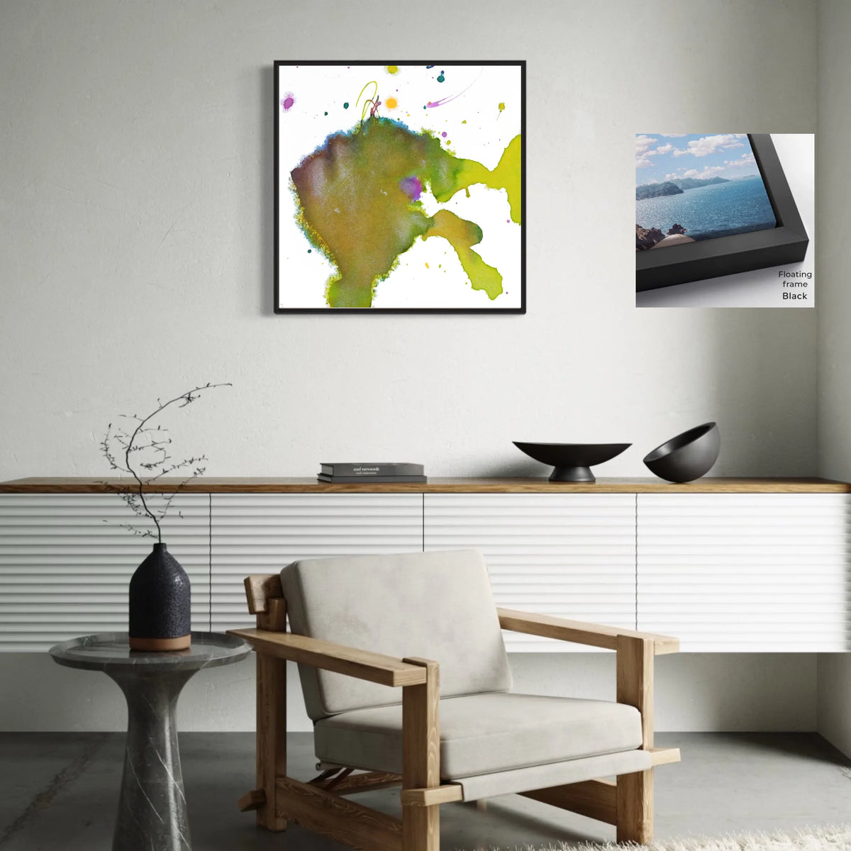 Canvas ratio 1 to 1_Floating_black_CP-30x30-FB