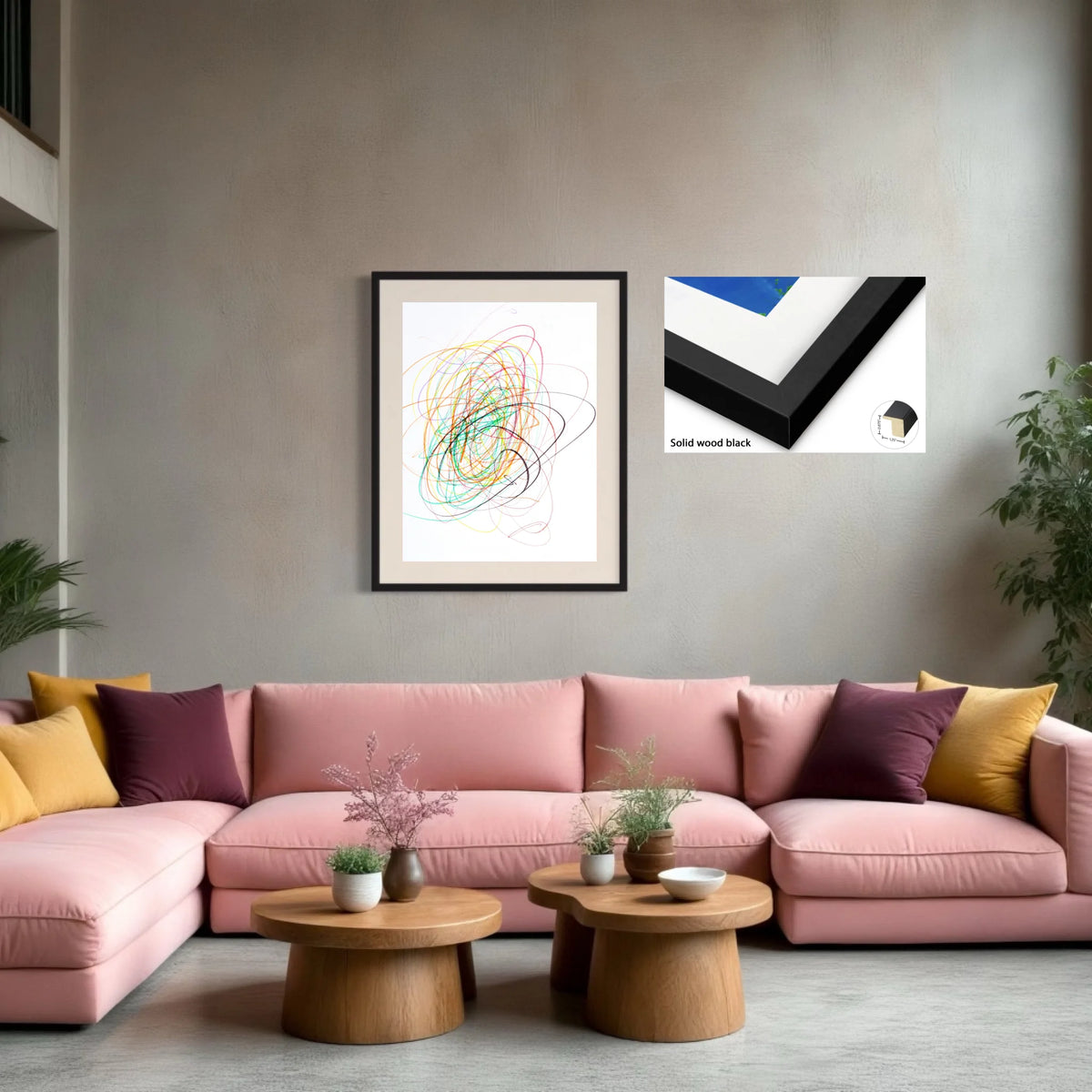 Paper prints_solid wood black_off white matt 4%22_1.25x0.875_30x40in