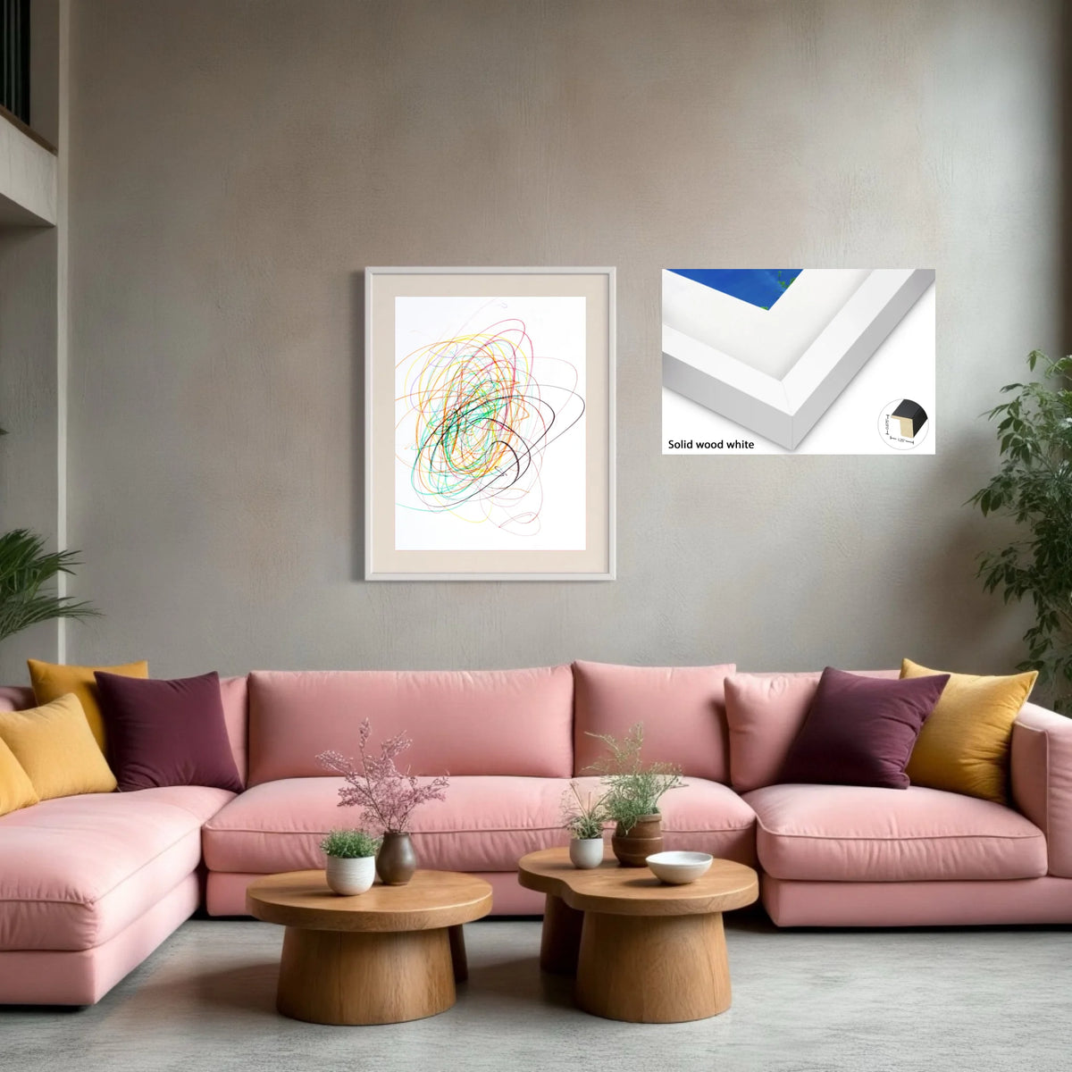 Paper prints_solid wood white_off white matt 4%22_1.25x0.875_30x40in