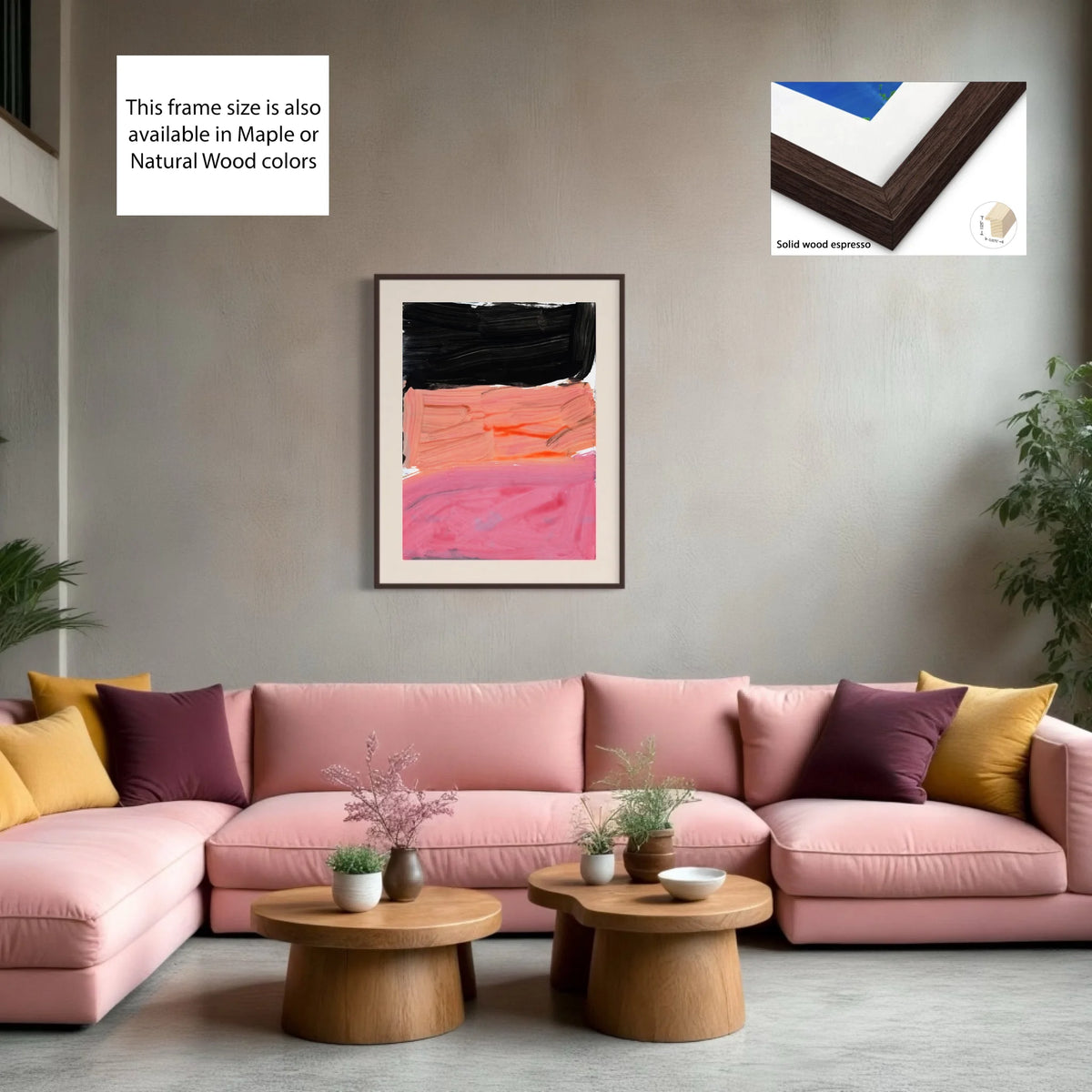 Paper prints_solid wood espresso_off white matt 4%22_0.875x1.125_30x40in
