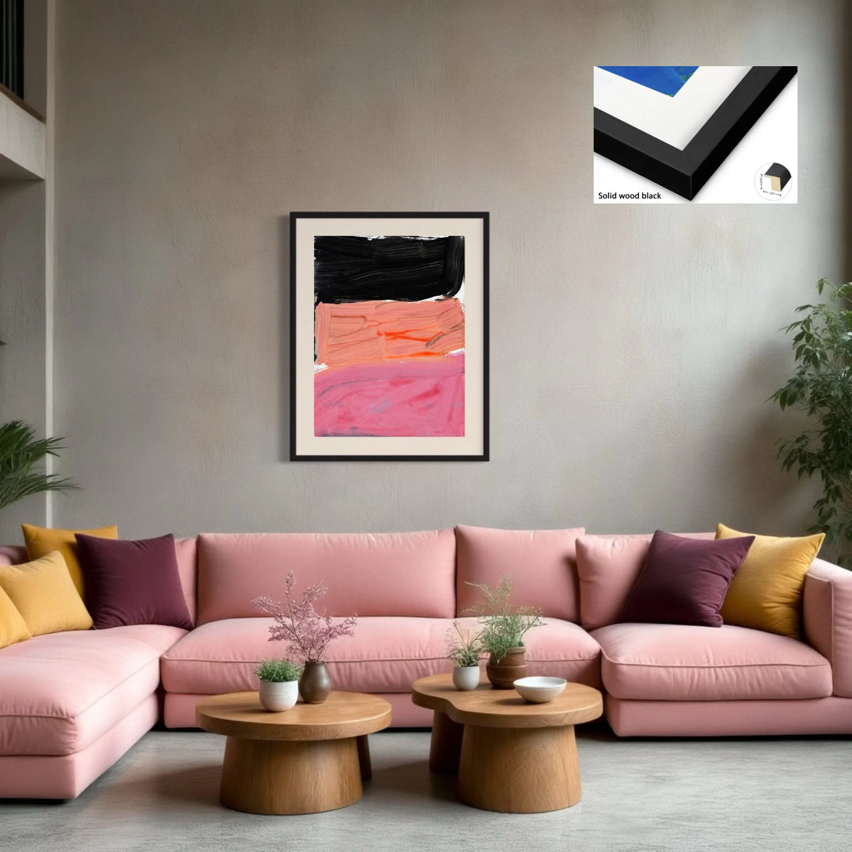 Paper prints_solid wood black_off white matt 4%22_1.25x0.875_30x40in