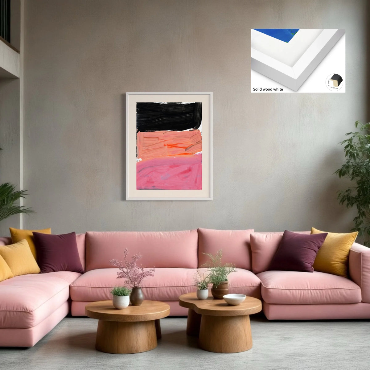 Paper prints_solid wood white_off white matt 4%22_1.25x0.875_30x40in