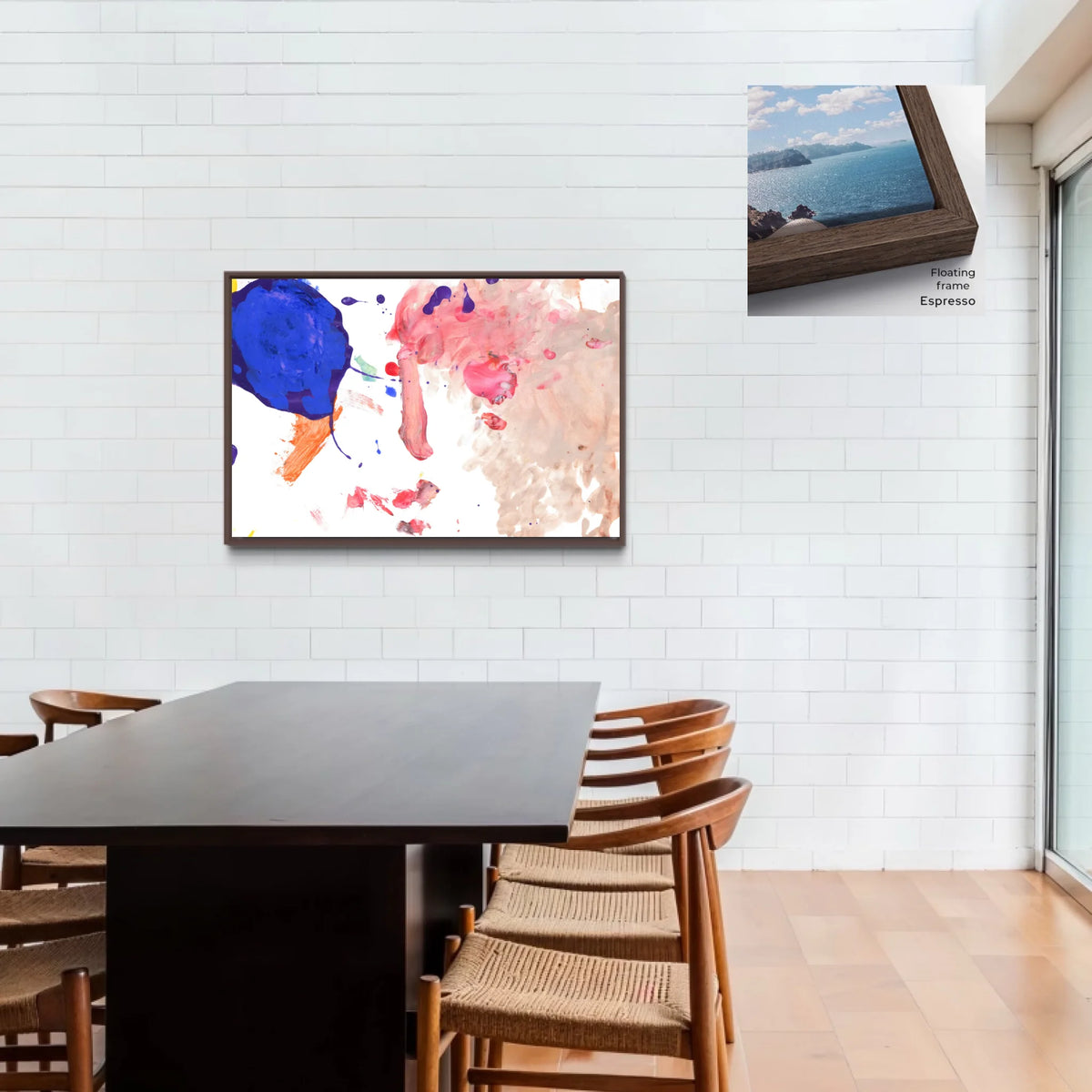 10 MU12_Floating_framed canvas_espresso_CP-30x45x0.75 or 1.5-FCFE