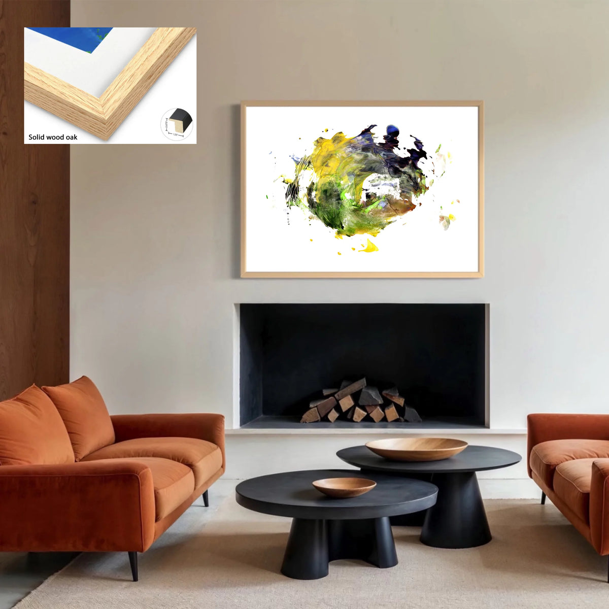MU7B_Solid Wood _Oak_Frame_4%22white_mat_PP-30x45-WM4-SLDWO-1x1