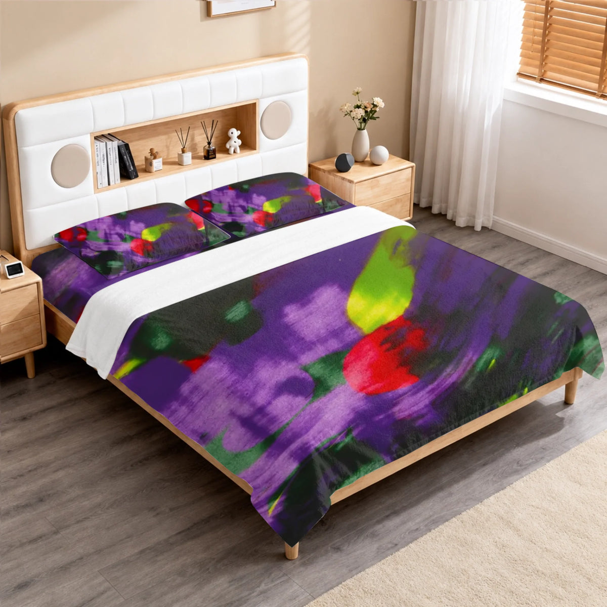 Queen Size Bedding Set, D-2973, Summer 26, Buy as is