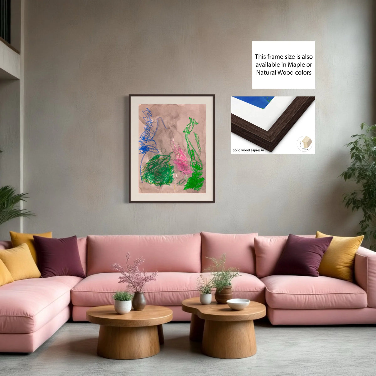 Paper prints_solid wood espresso_off white matt 4%22_0.875x1.125_30x40in