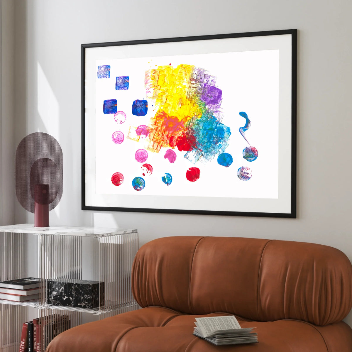 horizontal black frame