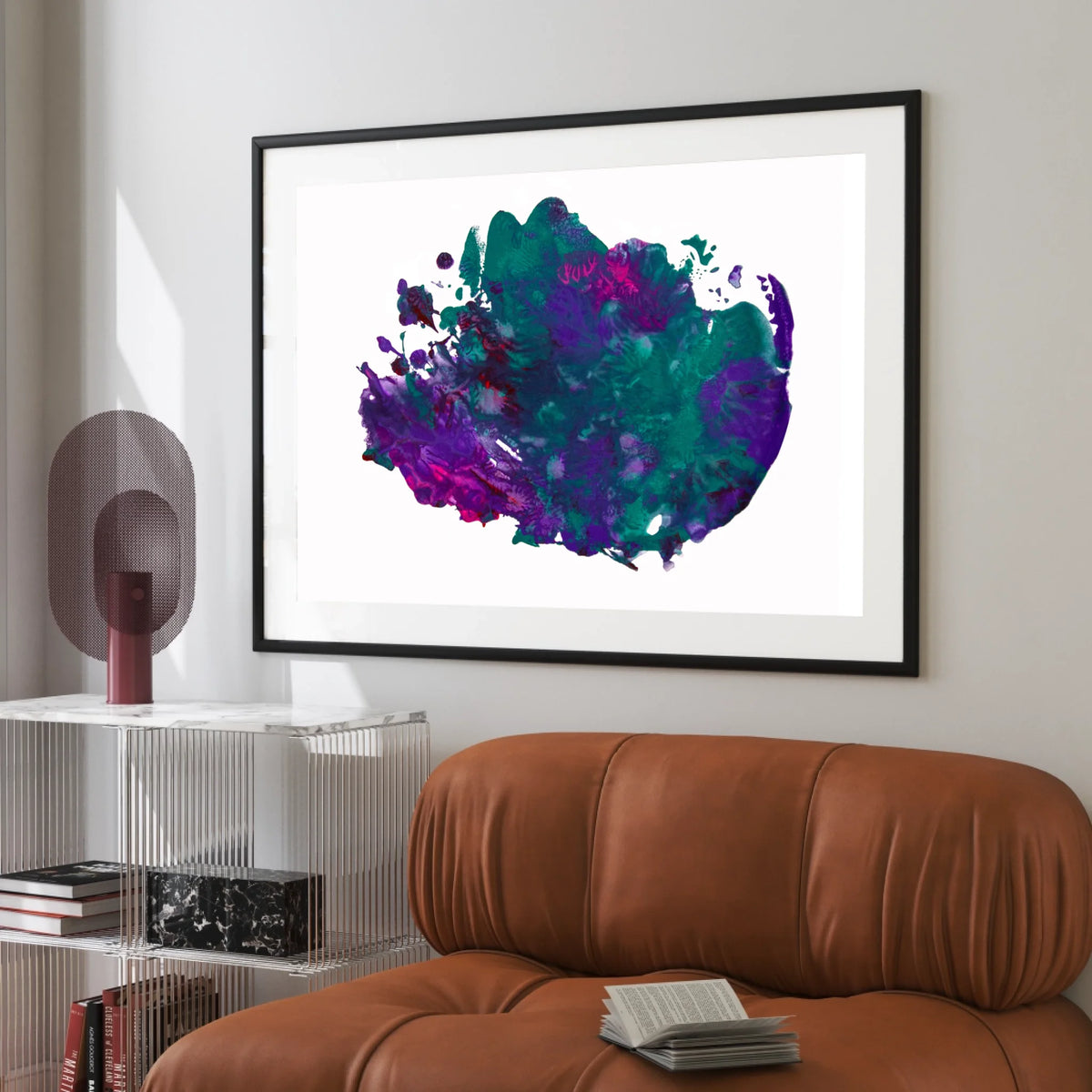 horizontal black frame