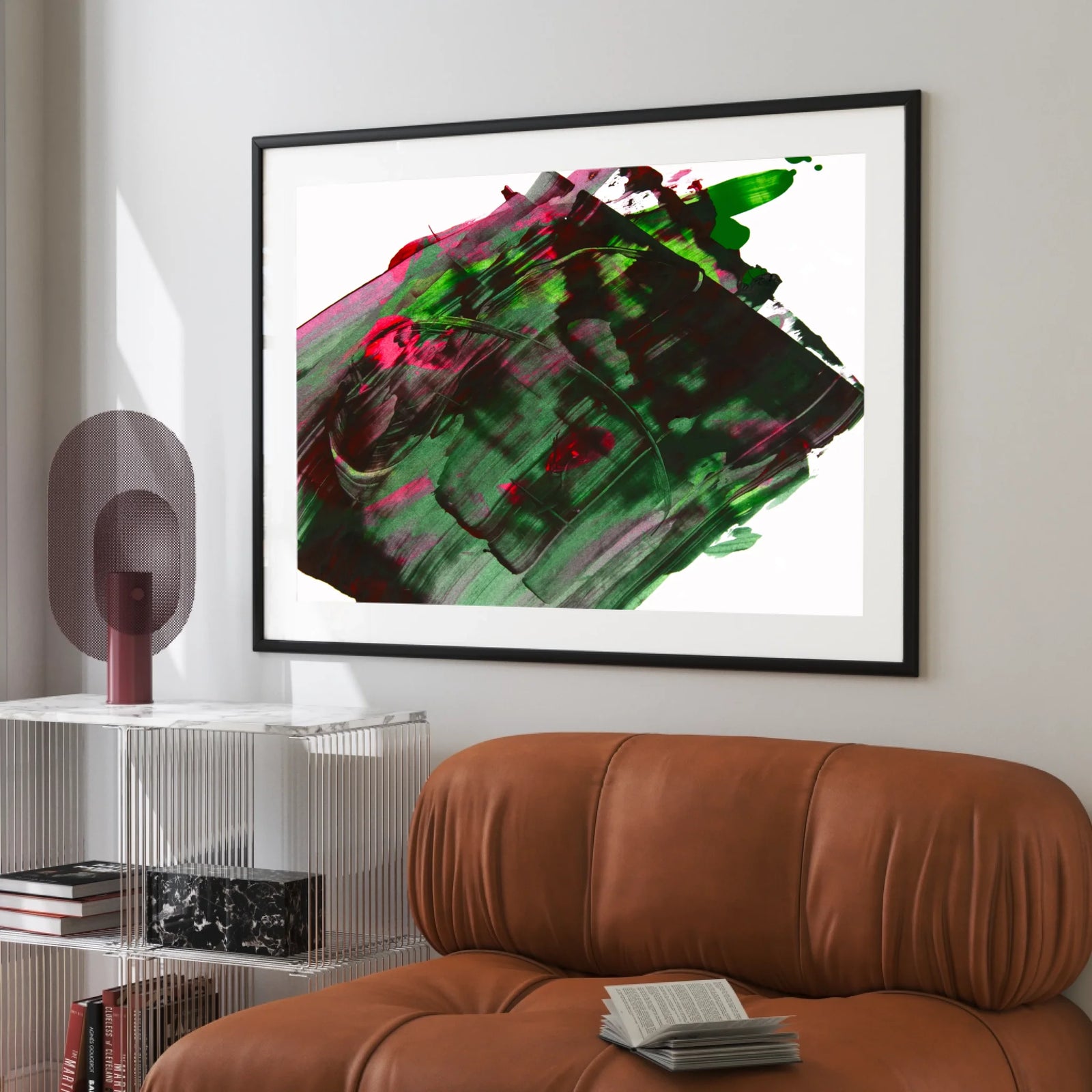 horizontal black frame