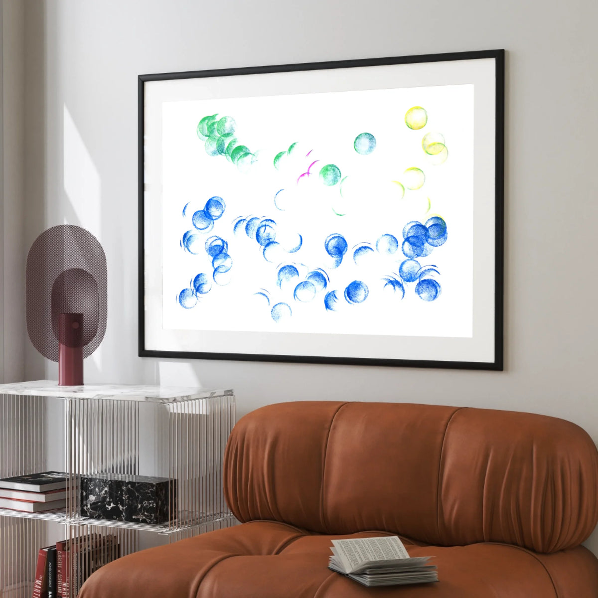 horizontal black frame