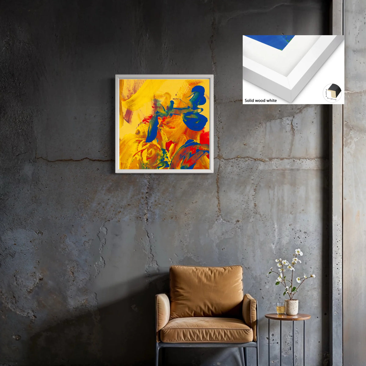 Canvas_solid wood white_1.25x0.875