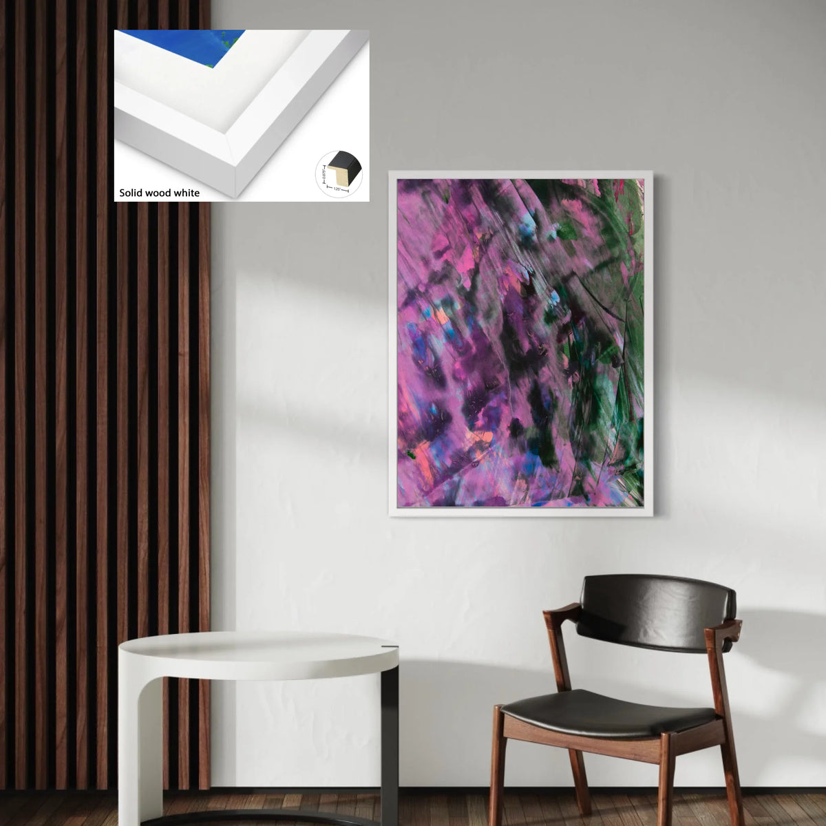 Solid wood white 1.25x0.875_R3to4_30x40in