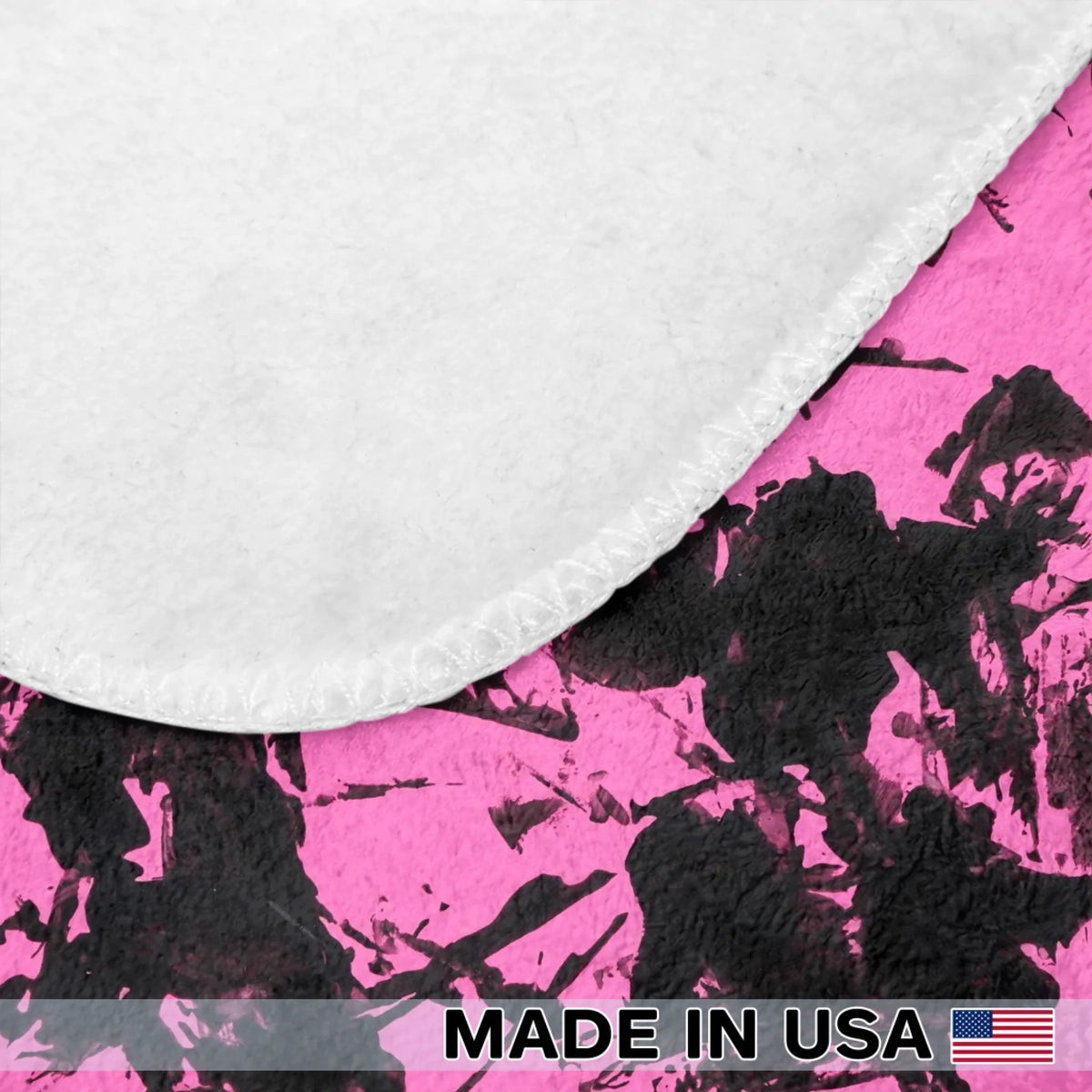 Soft fleece corner with stitching-1