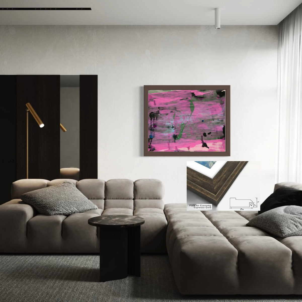 Framed canvas_Plein Air Espresso_R 5 to 4_CP-45x36x0.75-PAE-2.56x1 copy