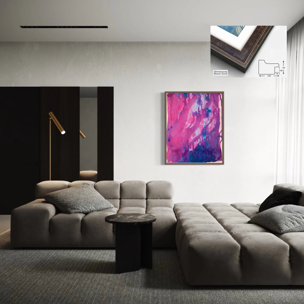 Slimwood Black Gold_36x45in