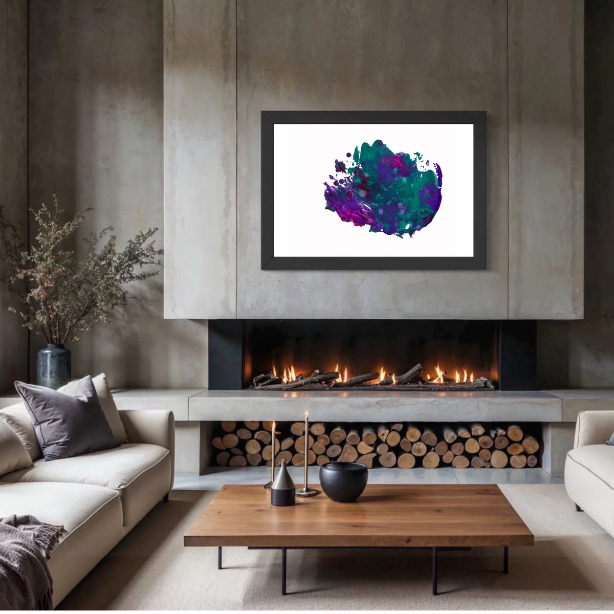 MU4A_Concerto_black_with_gold_framed canvas_CP-30x45x0.75-COBG-3x0.9