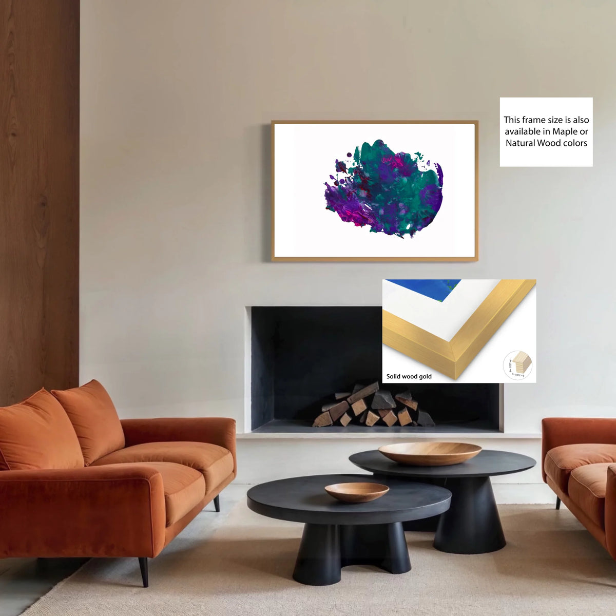 MU7F_Solid wood gold_Framed canvas_CP-30x45x0.75-SLDWG-0.8x1