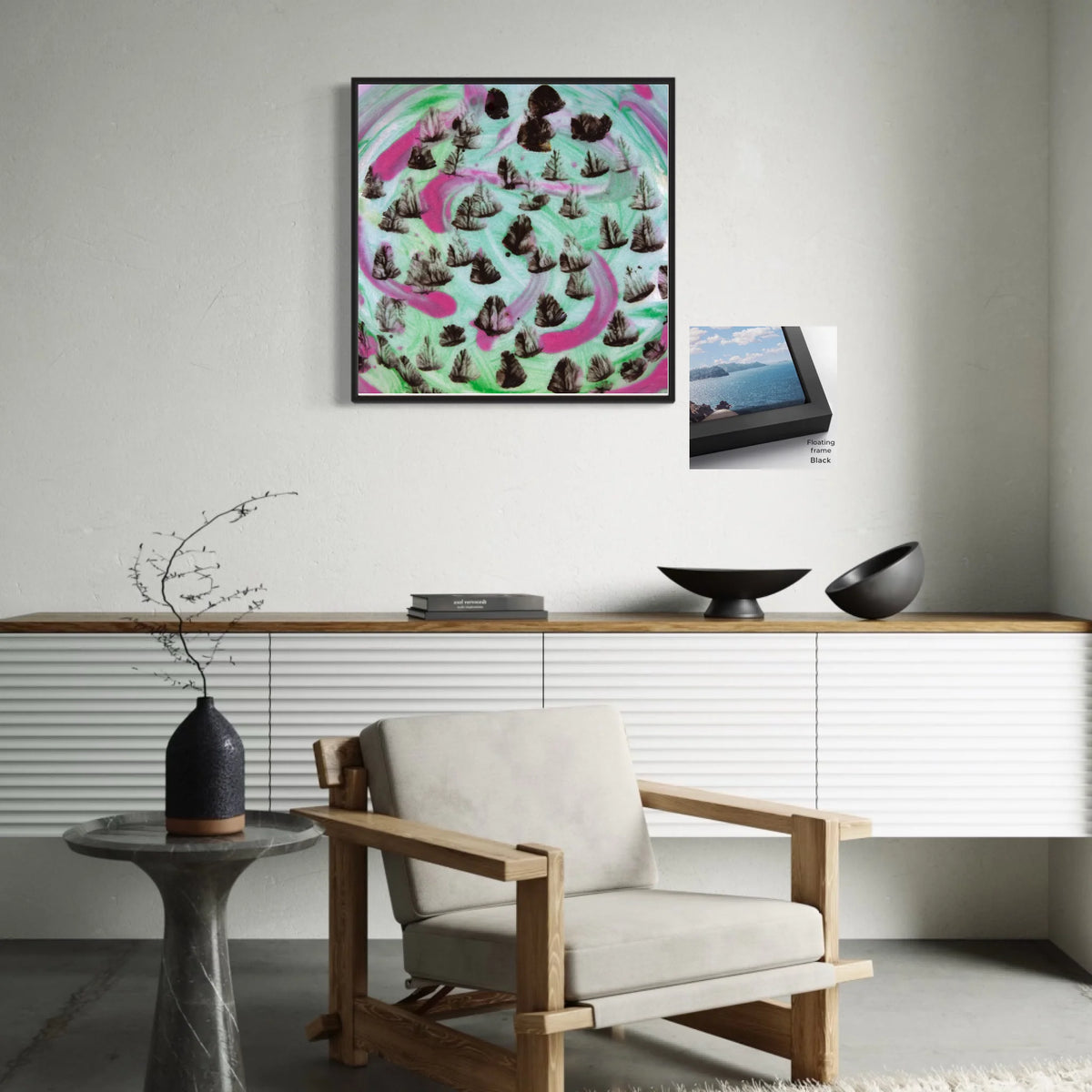 Canvas ratio 1 to 1_Floating_black_CP-30x30-FB
