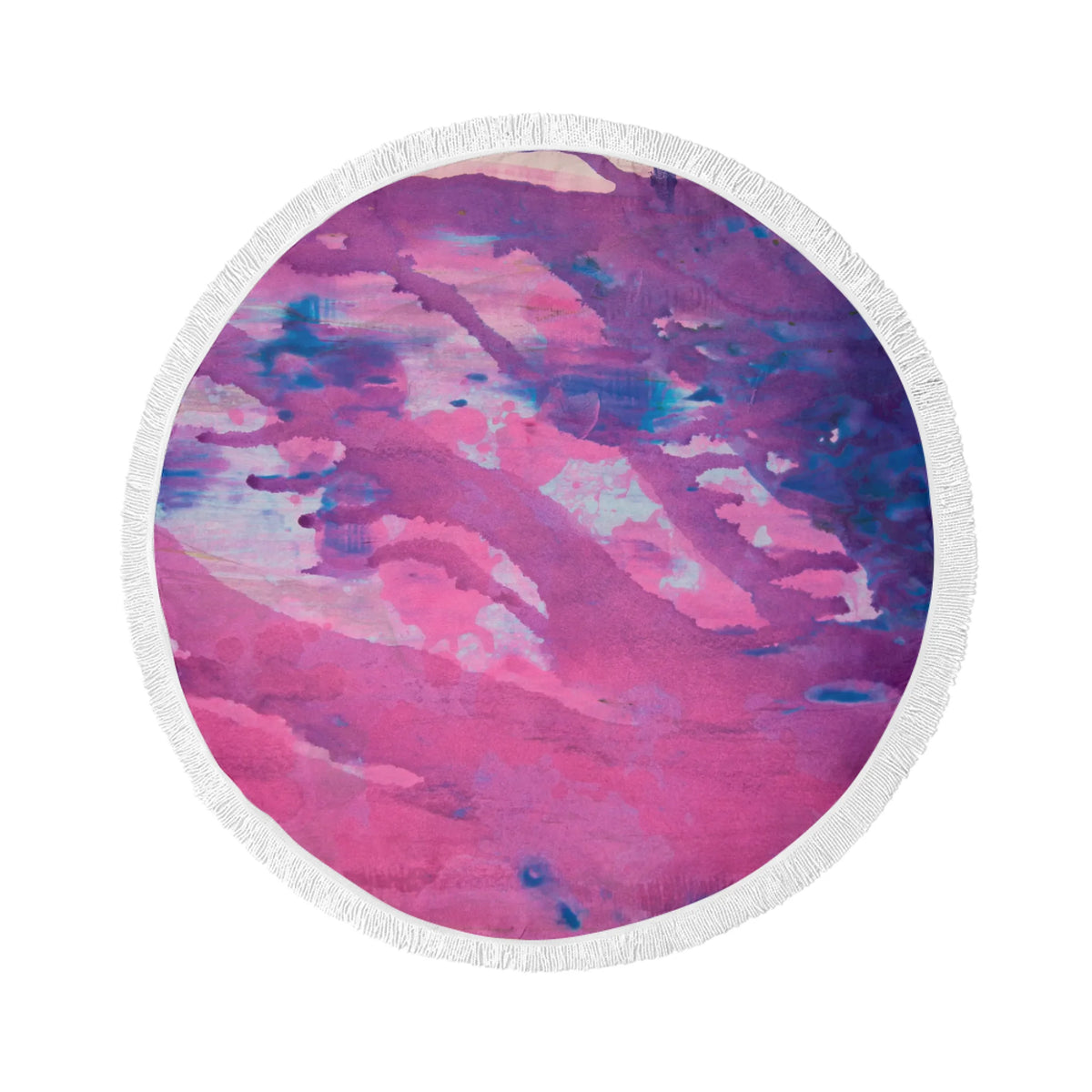 Round Beach Towel Abstract Designs, D-2732, 150 CM, Summer 26, Buy as is