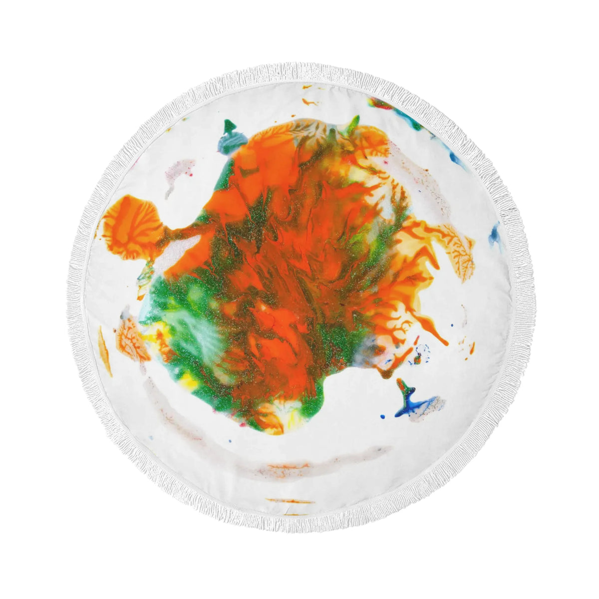 Round Beach Towel Coral Designs, D-02479, 150 CM, Spring 26, Buy as is