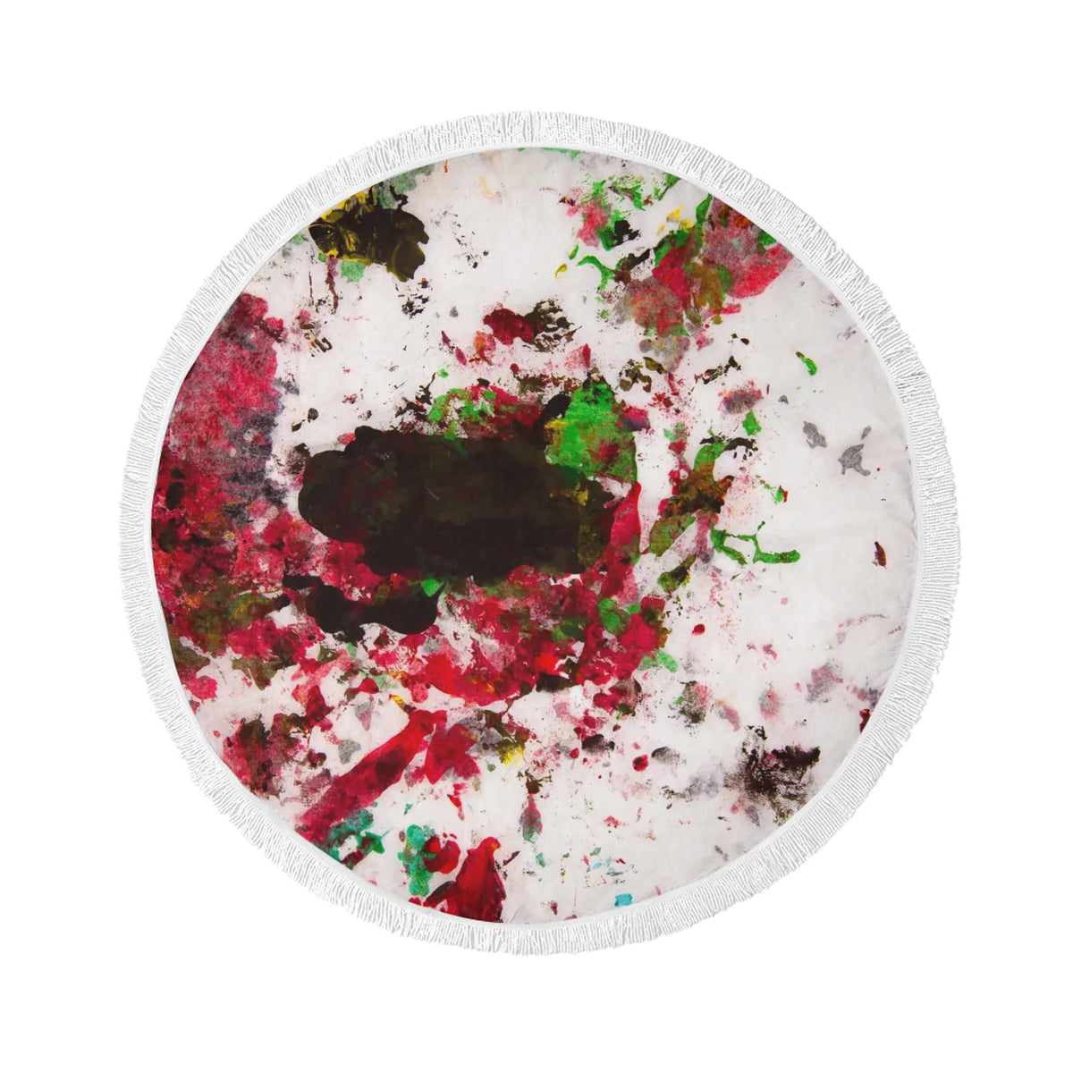 Round Beach Towel Coral Designs, D-02617, 150 CM, Spring 26, Buy as is