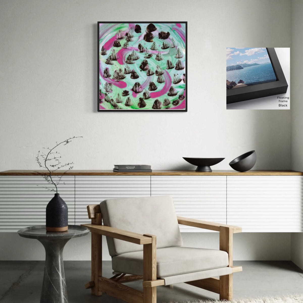 Canvas ratio 1 to 1_Floating_black_CP-30x30-FB