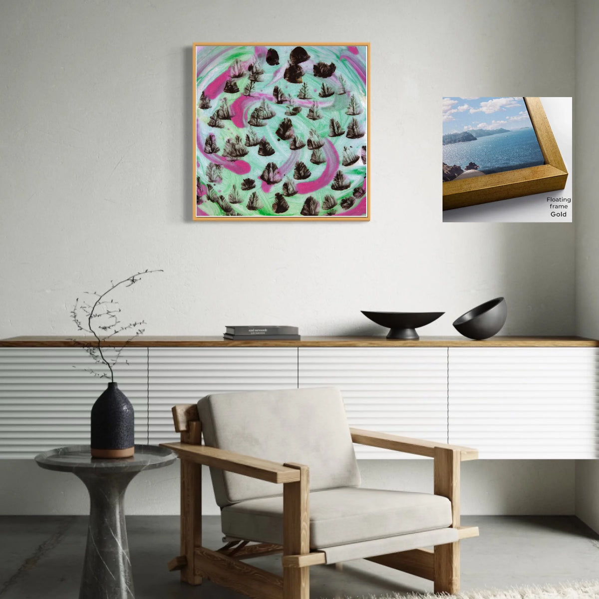 Canvas ratio 1 to 1_Floating_gold_CP-30x30-FG