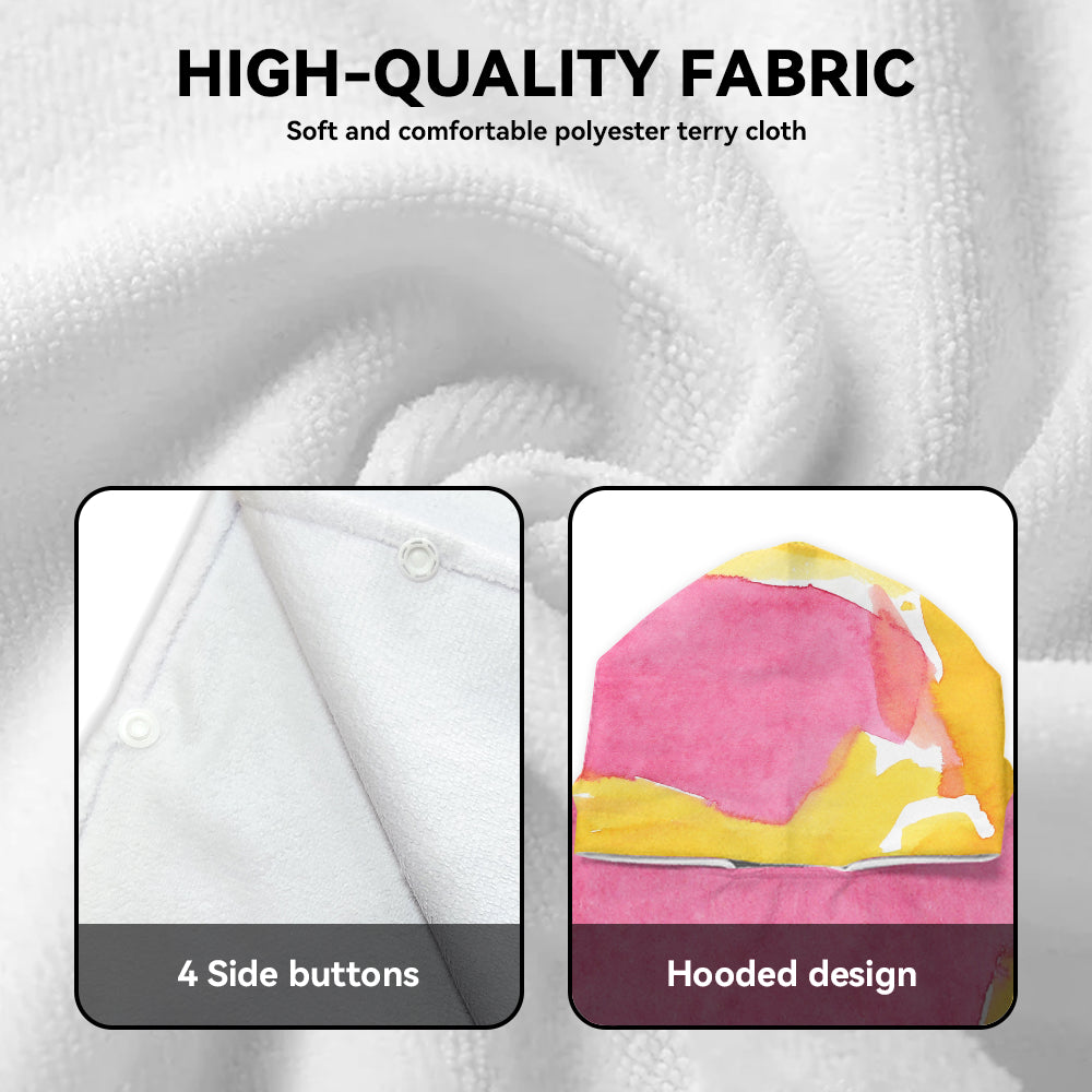 Kids Hooded Beach Towel, Buy as is, Spring26